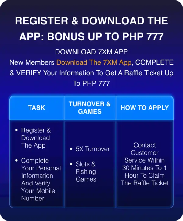 7XM - No deposit bonus