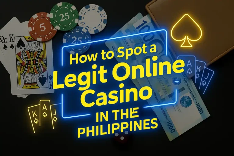 How to Spot a Legit Online Casino in the Philippines