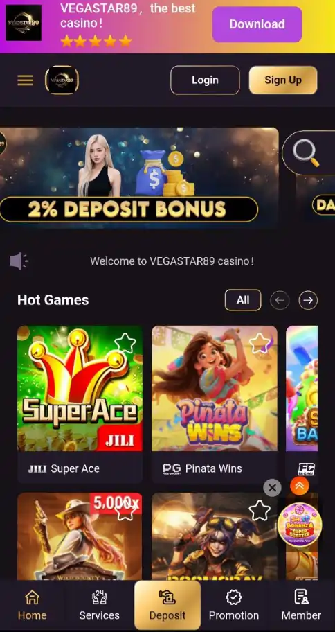 Vegastar89 App