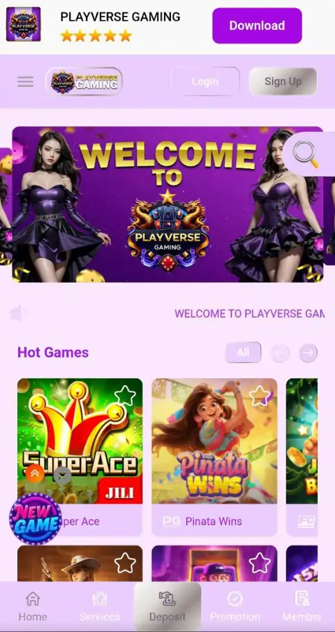 Playverse Gaming App